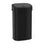 Sensor bin, 2 zones, 58 l, Black, 40 × 30 × 68 cm