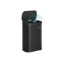 Sensoriga prügikast SONGMICS, 50 l, Must, 42,5 × 58,7 × 27,1 cm