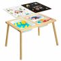Sensoorne lastelaud VEVOR G16SKU1, 1 suur ja 2 väikest hoiukasti, 82 × 60,5 × 50,5 cm