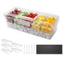 Serveerkast VEVOR JC-2912, 5 sektsiooniga, 40 × 15 × 12,5 cm
