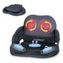 Shiatsu massage cushion with heat function, ergonomic, foldable