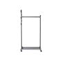 Outerwear rack on wheels HSR06B 85.2 x 174 x 42.5 cm., black