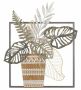 Seina dekoratiivpaneel Vaso, 54 × 62,9 × 6,4 cm