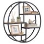 Wall shelf, 4 tiers, 55.88 × 55.88 × 11.43 cm