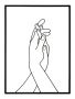 Seinapaneel SIMPLY HANDS, 40 × 55 × 1 cm