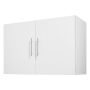Seinale kinnitatav köögikapp VEVOR XYFG-03, 2 ust, Valge, 91,4 × 61 × 40,6 cm