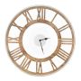 Quartz Wall Clock, Oak