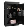 Настенный сейф VEVOR SS-QR620ZW, 3 полки, 102 × 381 × 559 мм