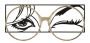 Seinakaunistuspaneel Eyewear, 89,5 × 41,3 × 3,8 cm