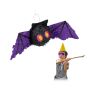 Vampiiripinata Relaxdays, 1 tk, Must/lilla/roheline, 52 × 21,5 × 23 cm