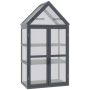 Greenhouse Outsunny 70.5x42x132cm., dark gray