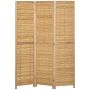 Screen Homcom 120x1.8x170cm., light brown