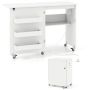 Sewing table, 3 storage compartments, 116 × 78 × 41 cm