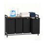Pesukorv Relaxdays 10052587_8208, 4 kotti, 116 × 72 × 33 cm