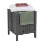 Pesukast-taburet Relaxdays 10052722_1508, 38 × 51 × 38 cm