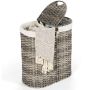 Laundry basket, 2 removable inserts, 60.96 × 62.23 × 34.29 cm