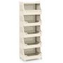 Laundry basket, 3-6 tiers, 6 hooks