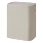 Pesukorv SONGMICS, 160 l, 2 sektsiooni, kaanega, Beež, 56 × 70 × 40,5 cm