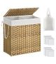SONGMICS Laundry Basket, 40 × 60 × 30 cm