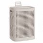 SONGMICS Laundry Basket, 75 l, with lid, Sand, 42.5 × 33 × 57 cm