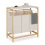 Pesu sortimise riiul Relaxdays 10050594.0, 3 kotti, 78,5 × 84,5 × 40 cm