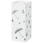 Umbrella stand Homcom 15.5x15.5x40cm., white