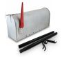 US-style mailbox, gray