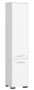 Tall bathroom cabinet-shelf NORE Fin, white
