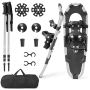 Snowshoe set, with poles and bags, 25 × 8 inches