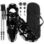Snowshoe set, 2 pcs, Silver, 78 × 23 cm