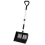 Snow shovel, D-handle, black/blue, 40.5 × 13.0 × 122.0 cm