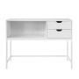 Console table 110x30x80cm., white