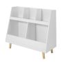 Children's shelf 86x36x77cm., white/light brown