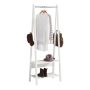 Clothes rack 66x39x180cm., white