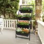 Planting stand, vertical, 4 boxes