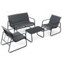 Garden furniture set, 4 pieces