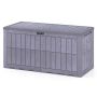 Garden storage box, 455 l, Brown, 132 × 61 × 65 cm