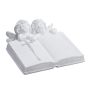 Aia dekoratsioon ingel Relaxdays 10047242.0, raamatu kujulise kiviga, 20 × 10 × 20 cm