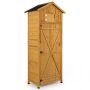 Garden shed, with 3 removable shelves, 76 × 178 × 51.5 cm