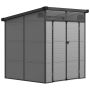 Garden storage shed Outsunny 190x191x215cm., gray/black