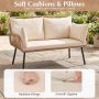 Garden sofa, 2-seater, 118 × 62 × 81 cm