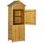 Garden tool cabinet Outsunny 79x49x191.5cm., light brown