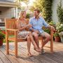 Garden bench, 2-seater, 115 × 89 × 53.5 cm