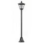 Garden light with solar battery Outsunny 18x18x160cm., black