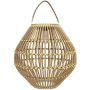 Garden light with solar battery Outsunny 31x31x32cm., light brown
