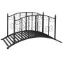 Garden bridge Outsunny 119x67x70cm., black