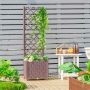 Garden pot with trellis, 40 × 40 × 135 cm