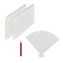 Aia taimesildid Relaxdays, 300 tk, Valge, 13 × 1,5 × 0,1 cm