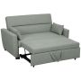 Sofa bed Homcom 155x90x88.5cm., gray