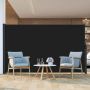 Side terrace curtain, Retractable, 300 × 18 × 180 cm